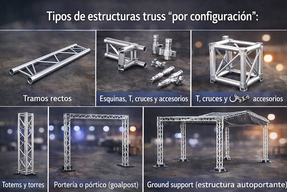 tipos truss configuracion